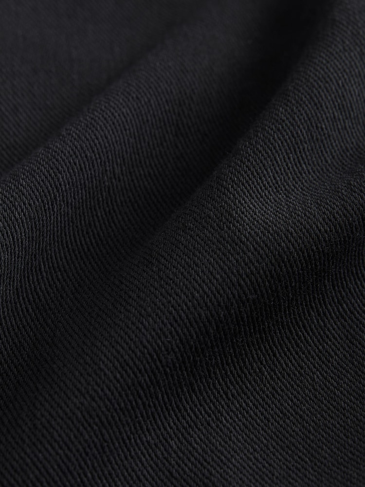 Black Flare Leg Denim Jersey Leggings - Image 3 of 3