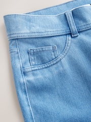 Bleach Wide Leg Denim Jersey Leggings - Image 7 of 8