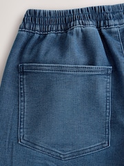 Mittelblau - Denim Jersey Joggers - Bild 7 von 9