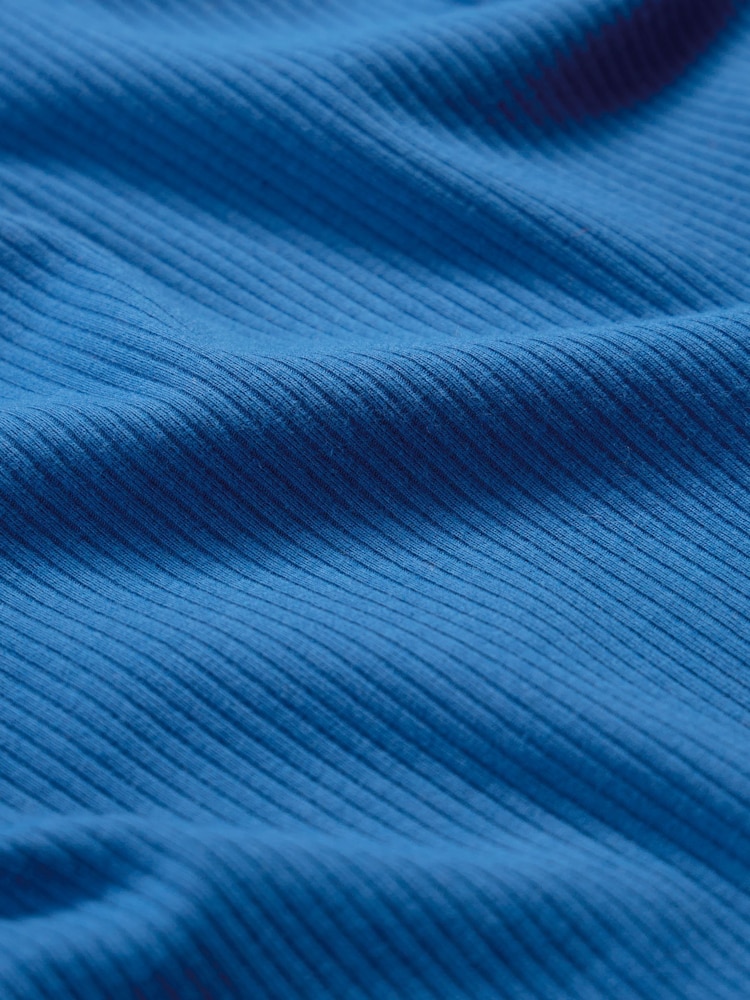 Seasalt Cornwall Blue Hazel Rib Top in Jersey - Image 5 of 5