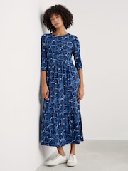 Seasalt Cornwall Blue Tor View Jersey Dress - Image 2 of 6