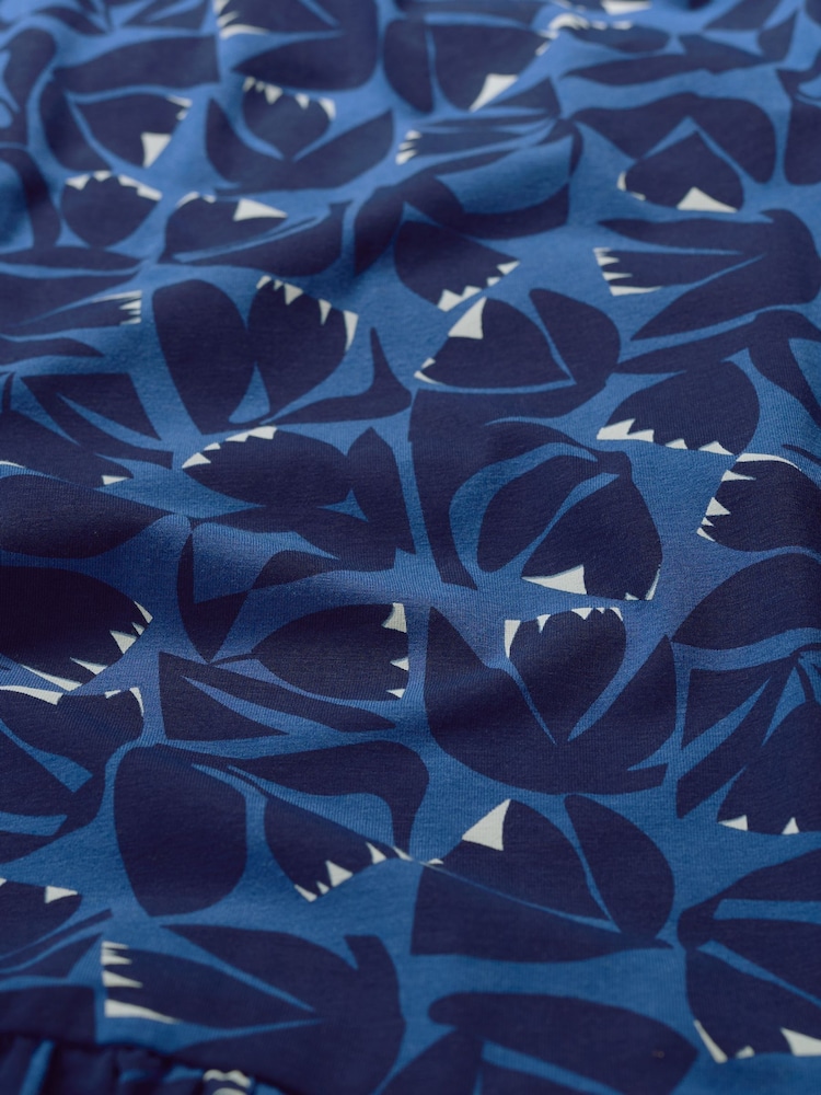 Seasalt Cornwall Blue Tor View Jersey Dress - Image 6 of 6