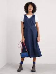 Seasalt Cornwall Blue Audrey Dress - Image 1 of 5