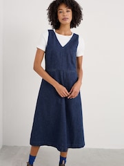 Seasalt Cornwall Blue Audrey Dress - Image 3 of 5