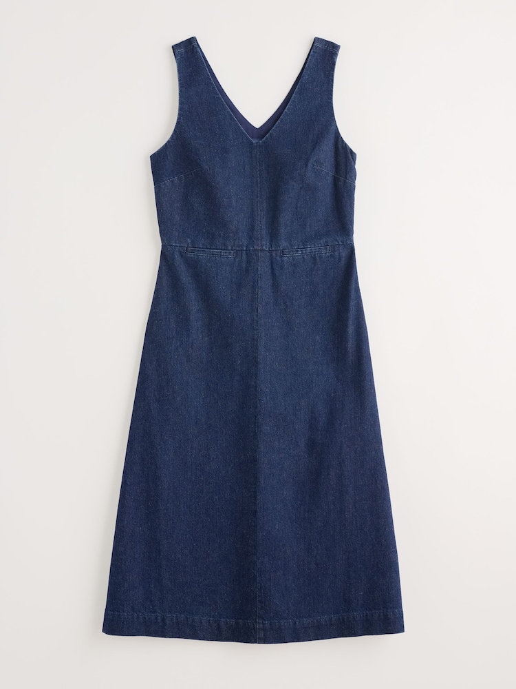Seasalt Cornwall Blue Audrey Dress - Image 4 of 5