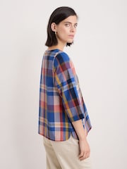 Seasalt Cornwall 100% Cotton Riding High Checked Top - Bild 3 von 5