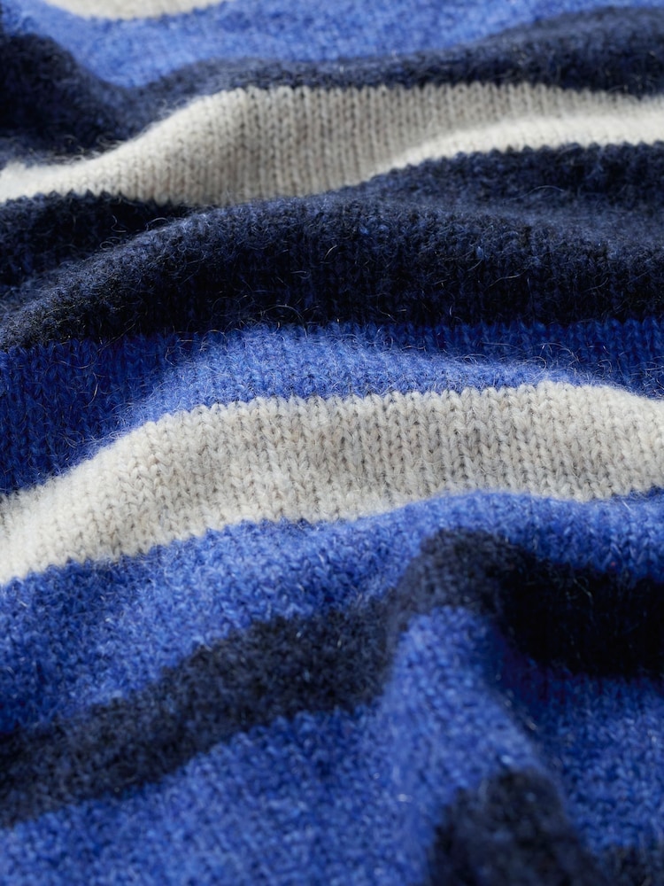 Seasalt Cornwall Blue Painter Striped Button Down Vest - Image 6 of 6 Seasalt Cornwall Blue Painter Striped Button Down Vest - Image 6 of 6