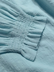 Seasalt Cornwall Blue Feather Star Checked Top - Imagen 5 de 5