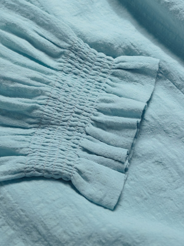 Seasalt Cornwall Blue Feather Star Checked Top - Imagen 5 de 5