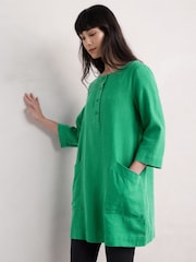 Seasalt Cornwall Green Lighthouse Rock 3/4 Sleeve Tunic - Image 1 of 5