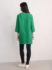 Seasalt Cornwall Green Lighthouse Rock 3/4 Sleeve Tunic - Image 2 of 5