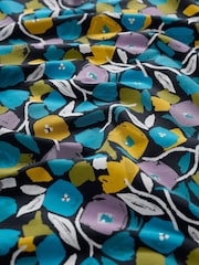 Seasalt Cornwall Black Easel 3/4 Sleeve Top - Image 5 of 5