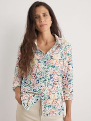 blanco/verde - Camisa 100% algodón Larissa de Seasalt Cornwall - Imagen 1 de 6