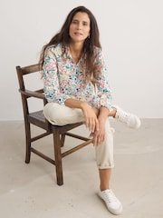 blanco/verde - Camisa 100% algodón Larissa de Seasalt Cornwall - Imagen 2 de 6