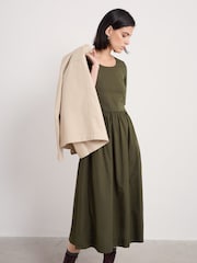 Seasalt Cornwall Green Madder Rich Above Ankle Dress - Image 1 of 5