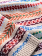Seasalt Cornwall Multi Percella Cove Fair Isle Cardigan - Image 5 of 5