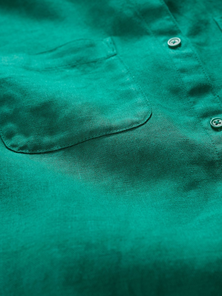 Verde - Seasalt Cornwall Hazel Branch 100% Linen Shirt - Imagen 5 de 5 Verde - Seasalt Cornwall Hazel Branch 100% Linen Shirt - Imagen 5 de 5