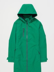 Seasalt Cornwall Green Petite Coverack Waterproof Coat - Image 4 of 5
