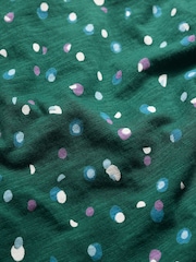 Seasalt Cornwall Green Rosemullion 100% Cotton Jersey Midi Dress - Image 5 of 5