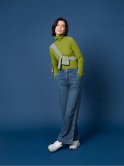 Seasalt Cornwall Green Hazel Rib Top in Jersey - Image 5 of 7