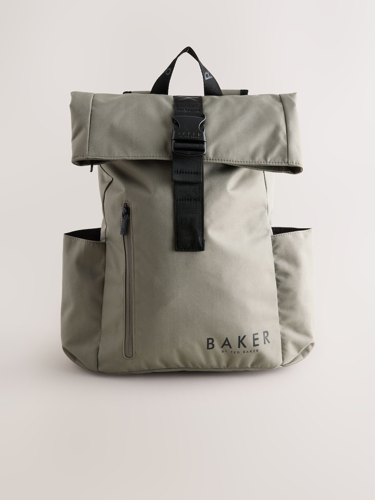 Piedra - Baker by Ted Baker Boys Back to School Roll Top Backpack - Imagen 1 de 7 Piedra - Baker by Ted Baker Boys Back to School Roll Top Backpack - Imagen 1 de 7