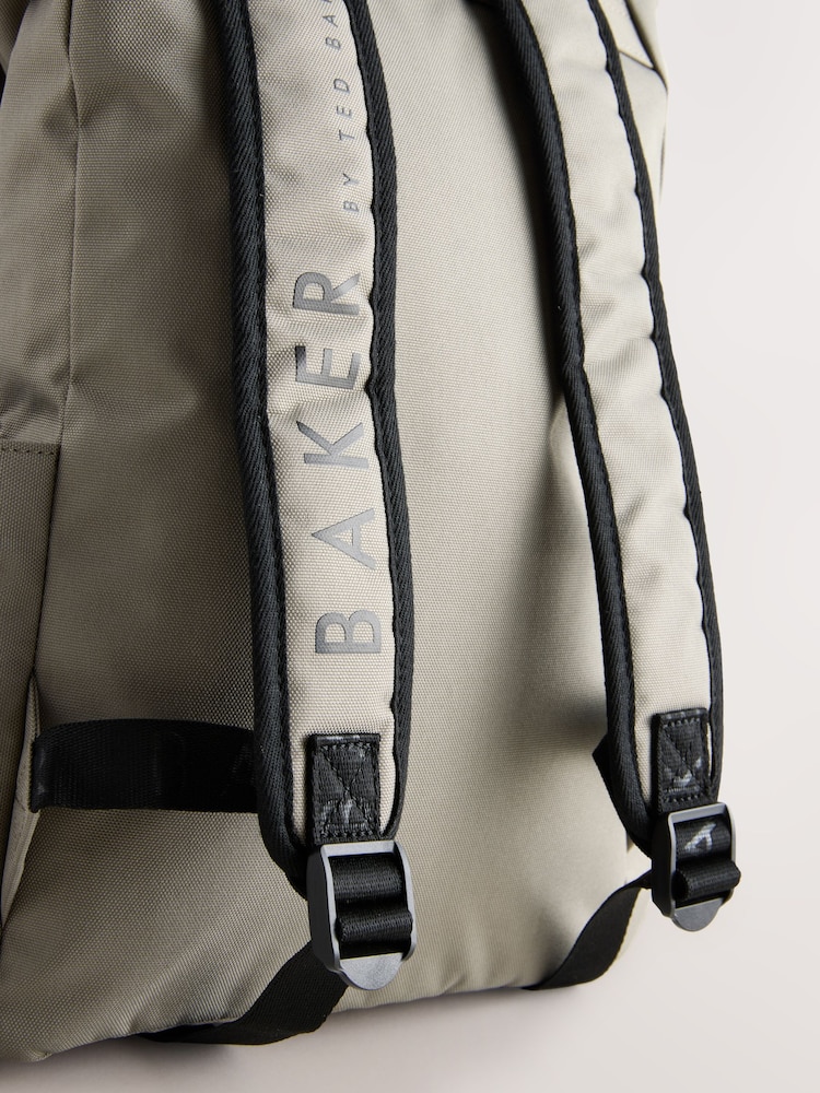 Piedra - Baker by Ted Baker Boys Back to School Roll Top Backpack - Imagen 7 de 7 Piedra - Baker by Ted Baker Boys Back to School Roll Top Backpack - Imagen 7 de 7
