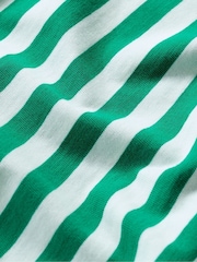 Seasalt Cornwall Green 100% Organic Cotton Multi Sailor Top - Image 5 of 5