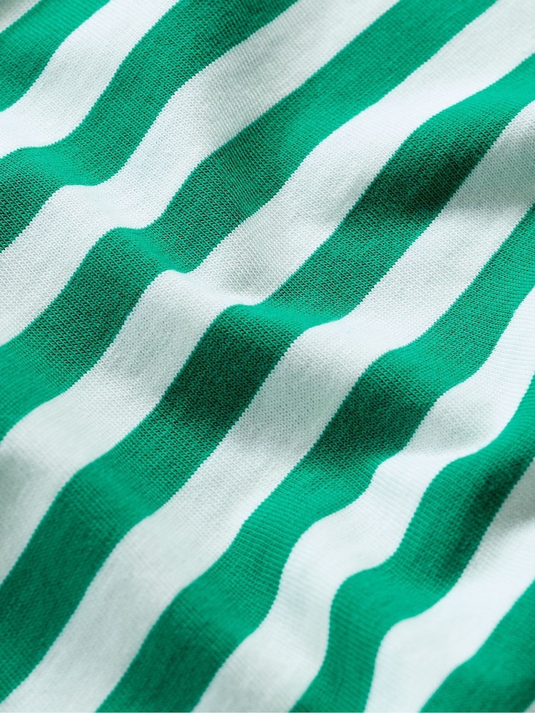 Seasalt Cornwall Green 100% Organic Cotton Multi Sailor Top - Image 5 of 5