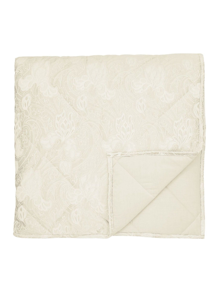 Sanderson Natural Ashbee Quilted Bedspread - Image 2 of 2
