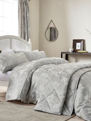 Sanderson Silver Ashbee Quilted Bedspread - Image 1 of 3