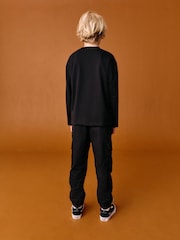 Black/Orange Spooktacular - Halloween-T-Shirt aus 100 % Baumwolle (3–16 J.) - Bild 4 von 4