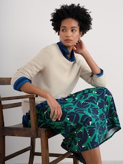 Seasalt Cornwall Natural Makers 100% Cotton Jumper - Image 2 of 5