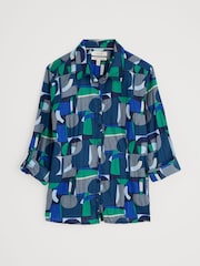 Seasalt Cornwall Blue Larissa 100% Cotton Shirt - Image 4 of 6