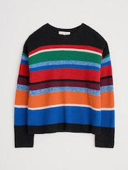 Seasalt Cornwall Black Multi Thorn Berry Jumper - Image 1 of 3