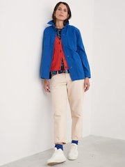 Seasalt Cornwall Natural 100% Cotton Towan Barrel Leg Jeans - Image 3 of 5