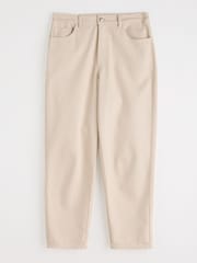 Seasalt Cornwall Natural 100% Cotton Towan Barrel Leg Jeans - Image 4 of 5