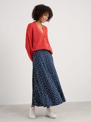 Seasalt Cornwall Blue Ankle Length Skirt - Image 3 of 5