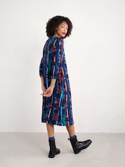 Seasalt Cornwall Black Multi Sea Call A-line Dress - Image 2 of 5