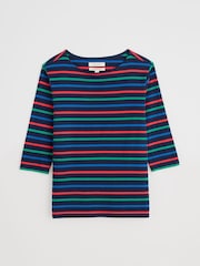 Seasalt Cornwall Black 100% Cotton Multi Sailor Top - Image 4 of 5