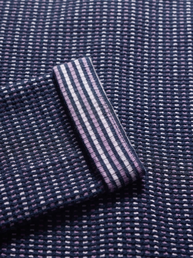 Seasalt Cornwall Blue 100% Cotton Mawgan Porth Jacquard Jersey Tunic - Image 5 of 5 Seasalt Cornwall Blue 100% Cotton Mawgan Porth Jacquard Jersey Tunic - Image 5 of 5