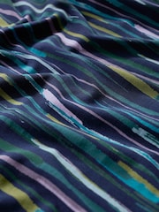 Seasalt Cornwall Blue Easel 3/4 Sleeve Top - Image 5 of 5