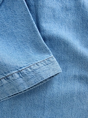 Mid Blue Denim T-Shirt Mini Dress - Image 7 of 8
