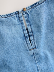 Mid Blue Denim T-Shirt Mini Dress - Image 8 of 8