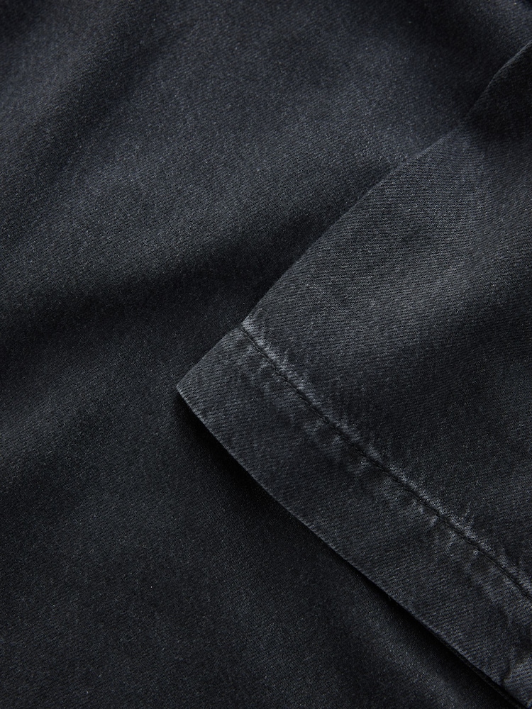 Washed Black Denim T-Shirt Mini Dress - Image 3 of 3