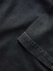 Washed Black Denim T-Shirt Mini Dress - Image 8 of 8