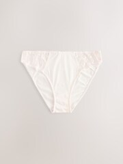 Navy/Cream Embroidered Knickers 2 Pack - Image 7 of 9