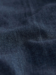 Rinse Oriental Denim Midi 100% Cotton Dress - Image 2 of 3