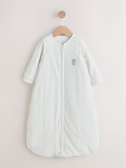 White Bear Velour 2.5 TOG Removable Sleeve Baby Sleep Bag - Image 1 of 9