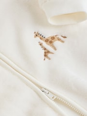 Eru Giraffe Embroidered 2.5 TOG Fleece Baby Sleep Bag - Image 10 of 10