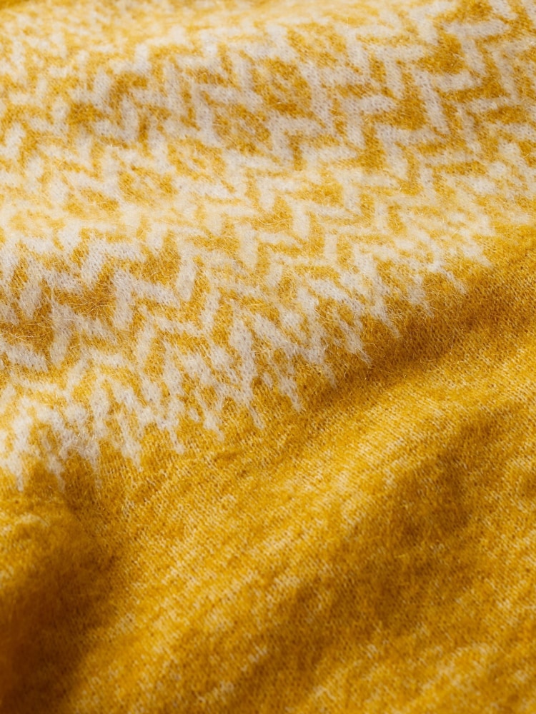 Seasalt Cornwall Yellow Spruce Frost Wool Blend Fair Isle Pattern Jumper - Image 5 of 5